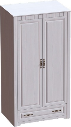 Шкаф двухдверный Прованс Патина Премиум  (ШхГхВ): 1070х590х1970 ― Мебель в Краснодаре