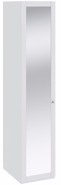 Шкаф для белья с 1-ой дверью с зеркалом «Ривьера» СМ 241.07.001 (Ш×Г×В): 447×582×2111 ― Мебель в Краснодаре