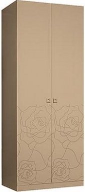 Шкаф 2-х дв. для платья и белья Р1М-2 Капучино (ш,г,в): 963х600х2350