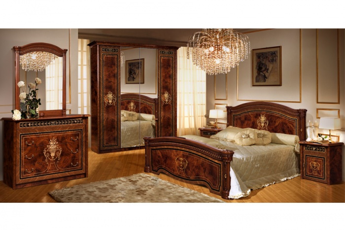 Спальня Карина 3 Орех ― Мебель в Краснодаре