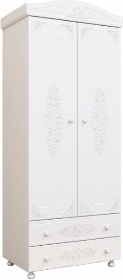 Ассоль. Шкаф для одежды АС-02 Белое Дерево Ш832хГ516хВ2100 ― Мебель в Краснодаре