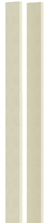 Ливадия Л12 Накладки боковые (ШxГxВ): 140 x 16 x 2216 ― Мебель в Краснодаре