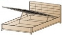 Кровать КР-1073 (сп.м.:1600х2000) 1150(370*)х1705х2080мм ― Мебель в Краснодаре