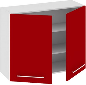 Шкаф верхний (АССОРТИ (Вишня)) В_72-90_2ДР Размеры (Ш×Г×В): 900×323×720 ― Мебель в Краснодаре