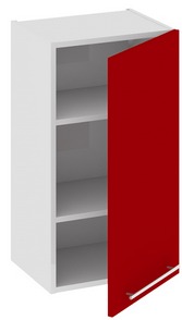 Шкаф верхний (АССОРТИ (Вишня)) В_72-40_1ДР Размеры (Ш×Г×В): 400×323×720 ― Мебель в Краснодаре