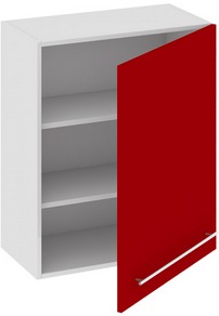 Шкаф верхний (АССОРТИ (Вишня)) В_72-60_1ДР Размеры (Ш×Г×В): 600×323×720 ― Мебель в Краснодаре