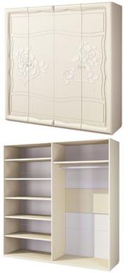 Шкаф для одежды МН-218-04  ШВГ  201 х 208 х 62 см ― Мебель в Краснодаре