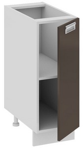Шкаф нижний (правый) (БЬЮТИ (Грэй)) Н_72-30_1ДР(А) Размеры (Ш×Г×В): 300×582×822 ― Мебель в Краснодаре