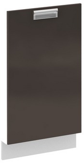 Фасад для посудомоечной машины (БЬЮТИ (Грэй)) ФПМ_72-45 Размеры (Ш×Г×В): 450×16×816 ― Мебель в Краснодаре