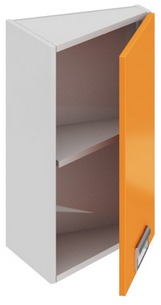 Шкаф верхний торцевой (правый) (БЬЮТИ (Оранж)) ВТ_60-40(45)_1ДР(Б) Размеры (Ш×Г×В): 400×323×600 ― Мебель в Краснодаре