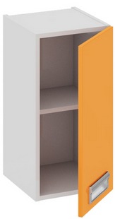 Шкаф верхний (правый) (БЬЮТИ (Оранж)) В_60-30_1ДР(Б) Размеры (Ш×Г×В): 300×323×600 ― Мебель в Краснодаре