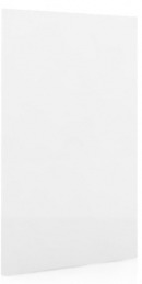 848 ПАНЕЛЬ ОКОНЧАНИЕ СТОЛА Белый Глянец (ШхВхГ) : 566х704х16 ― Мебель в Краснодаре