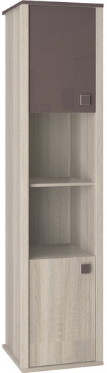 Шкаф-пенал для книг  ИД 01.16  В: 2051 Ш: 478 Г: 467 ― Мебель в Краснодаре