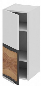 Шкаф верхний (левый) В_72-30_1ДР(А) Фэнтези (Вуд) (Ш×Г×В): 300×323×720 ― Мебель в Краснодаре