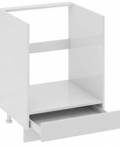 Шкаф нижний под бытовую технику с 1-м ящиком НБ1я_72(12)-60_1Я Фэнтези (Белый универс.) (Ш×Г×В): 600×582×822 ― Мебель в Краснодаре