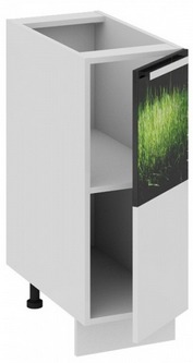 Шкаф нижний (правый)	 Н_72-30_1ДР(А) Фэнтези (Грасс) (Ш×Г×В): 300×582×822 ― Мебель в Краснодаре