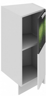 Шкаф нижний торцевой (правый) НТ_72-40(45)_1ДР(А) Фэнтези (Грасс) (Ш×Г×В): 400×582×822 ― Мебель в Краснодаре