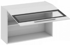 Шкаф верхний со стеклом В_60-90_1ДОс Фэнтези (Белый универс.) (Ш×Г×В): 900×323×600