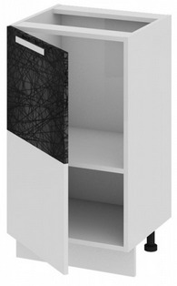 Шкаф нижний нестандартный (левый) Нн_72-45_1ДР(Б) Фэнтези (Лайнс) (Ш×Г×В): 450×432×822