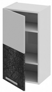 Шкаф верхний (левый) В_72-40_1ДР(А) Фэнтези (Лайнс) (Ш×Г×В): 400×323×720 ― Мебель в Краснодаре