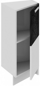 Шкаф нижний нестандартный торцевой (правый) НнТ_72-40(45)_1ДР(А) Фэнтези (Лайнс) (Ш×Г×В): 400×432×822 ― Мебель в Краснодаре
