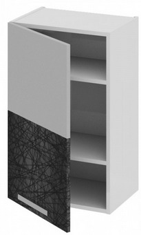 Шкаф верхний (левый) В_72-45_1ДР(А) Фэнтези (Лайнс) (Ш×Г×В): 450×323×720 ― Мебель в Краснодаре