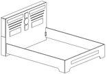 СП-06 Кровать  (1670х2186х1050)мм ― Мебель в Краснодаре