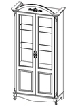 ГД-04 Шкаф 2-х дверный (1138х516х2300)мм ― Мебель в Краснодаре