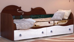 Кровать «Мелодия» без матраса (Ш1940 x Г870 x В870)мм ― Мебель в Краснодаре