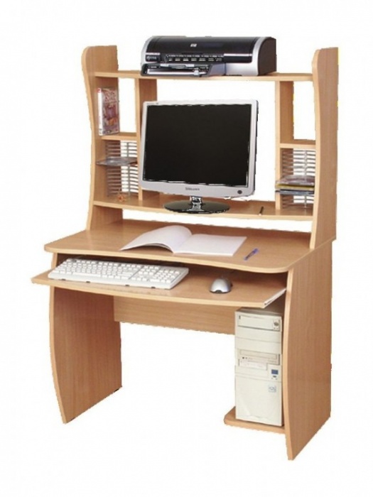 Стол компьютерный "Школьник Люкс" (900x600x1480) ― Мебель в Краснодаре