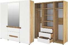 Шкаф для одежды МН-026-09  Ш х В х Г: 198 х 220 х 60 см ― Мебель в Краснодаре