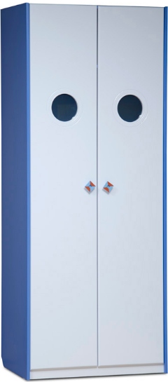 Юниор-4 (Парус)  Шкаф для детского платья и белья  МДФ глянц Д 800 В 2004 Ш 504 ― Мебель в Краснодаре