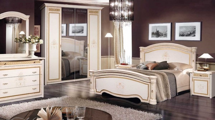 Спальня Карина 3 Бежевая ― Мебель в Краснодаре