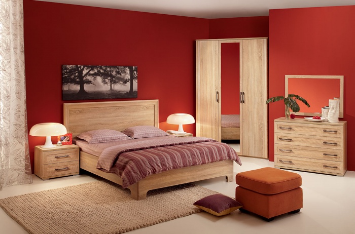 Спальня Вега Прованс Дуб Сонома ― Мебель в Краснодаре